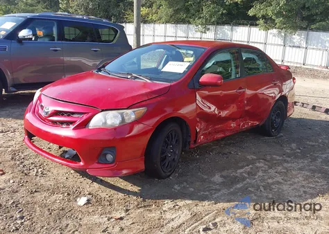 2011 Toyota Corolla S из США, поврежденный, VIN 2T1BU4EE4BC634851